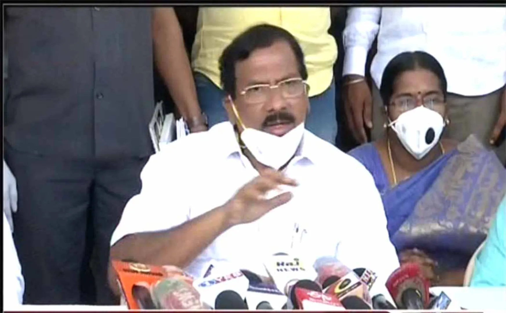 CHENNAI CORONAVIRUS ZONES MINISTER PANDIYARAJAN PRESS MEET 