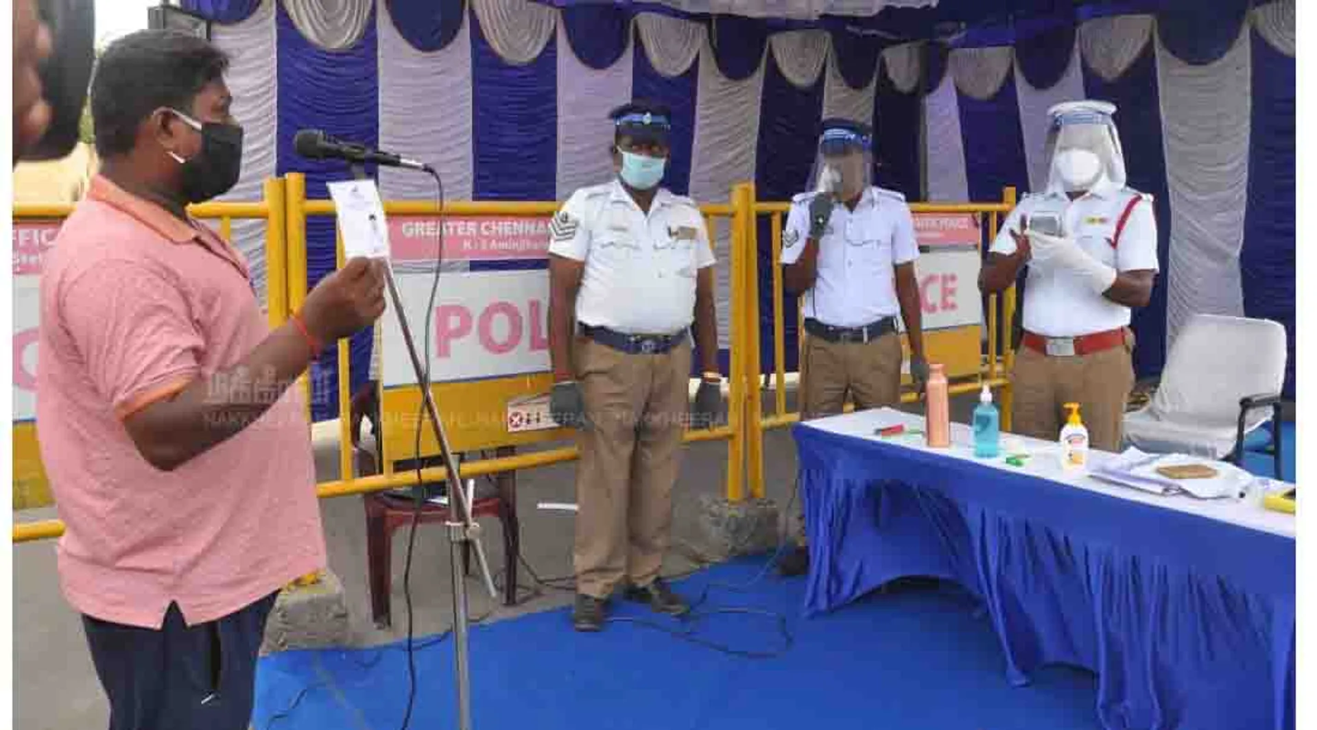 corona virus issue - chennai police