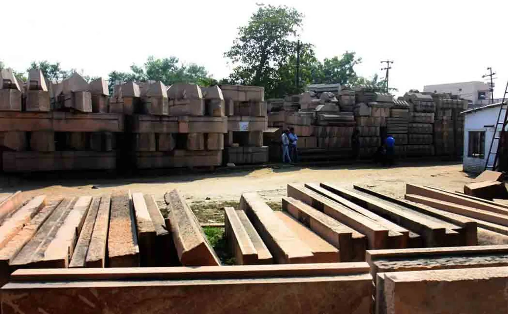 ram mandir construction work stopped
