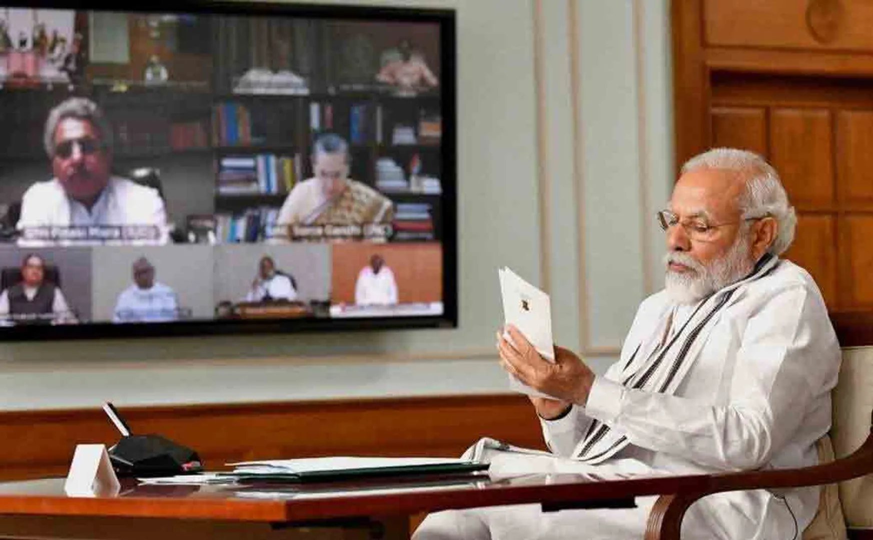 clarification on pm speech at all party meeting