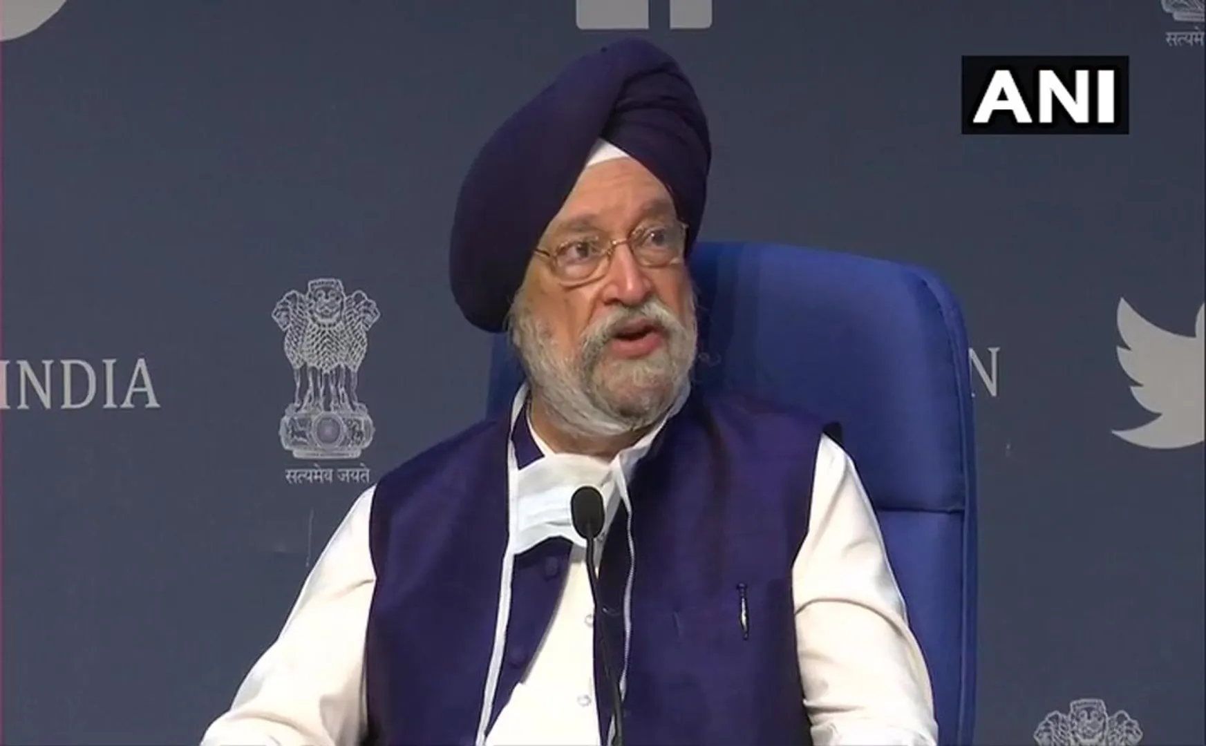 union civil aviation minister Hardeep Singh Puri 