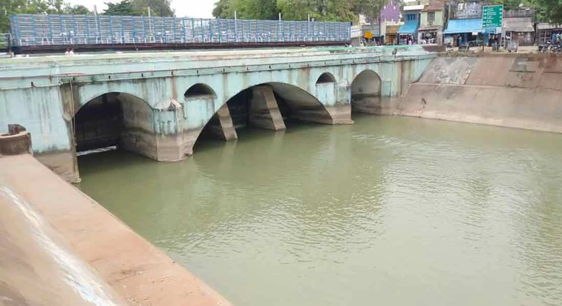  Open water from the kallanai to the veeranam lake
