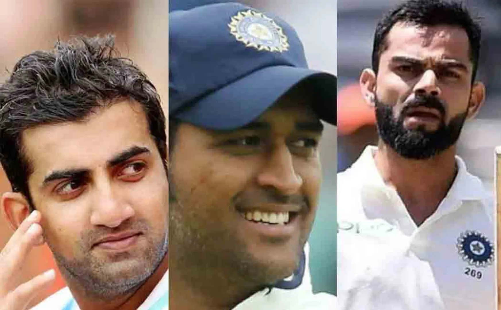 gambir about dhoni backing kohli
