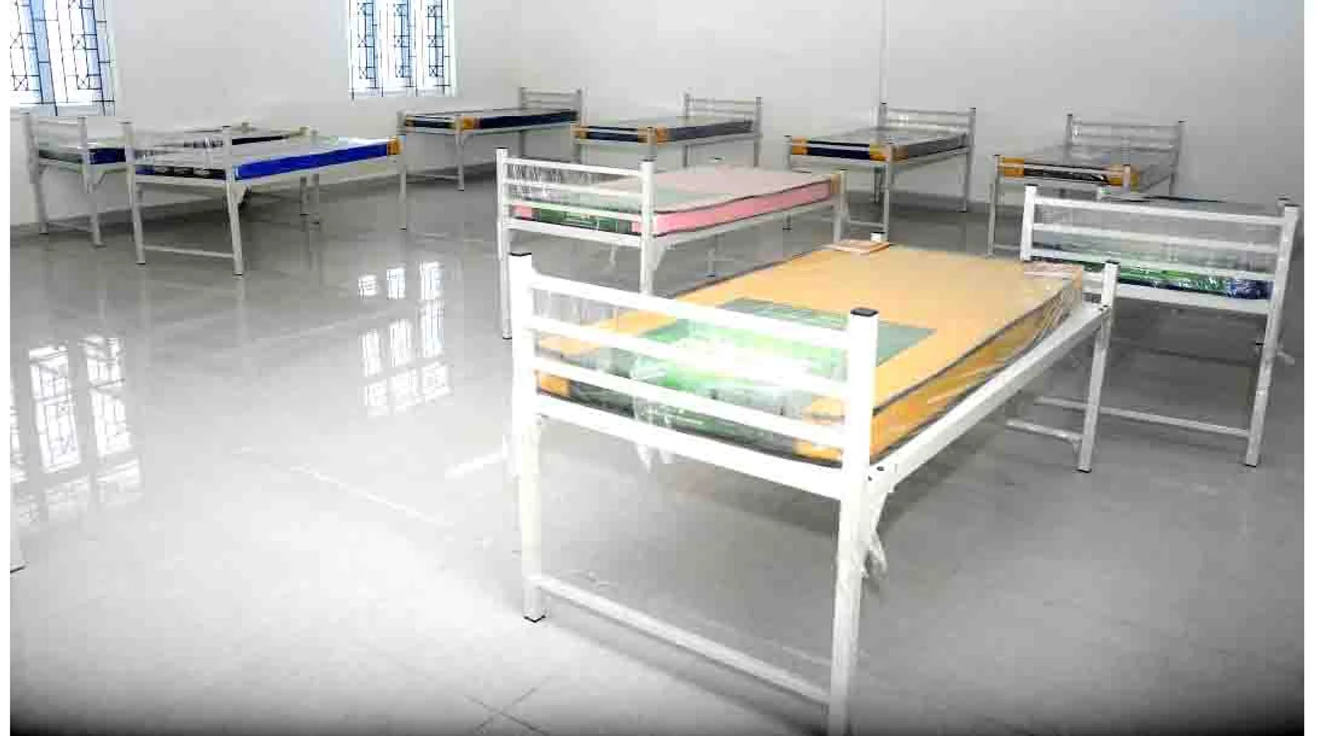 Corona Special Wards at Anna University, Chennai