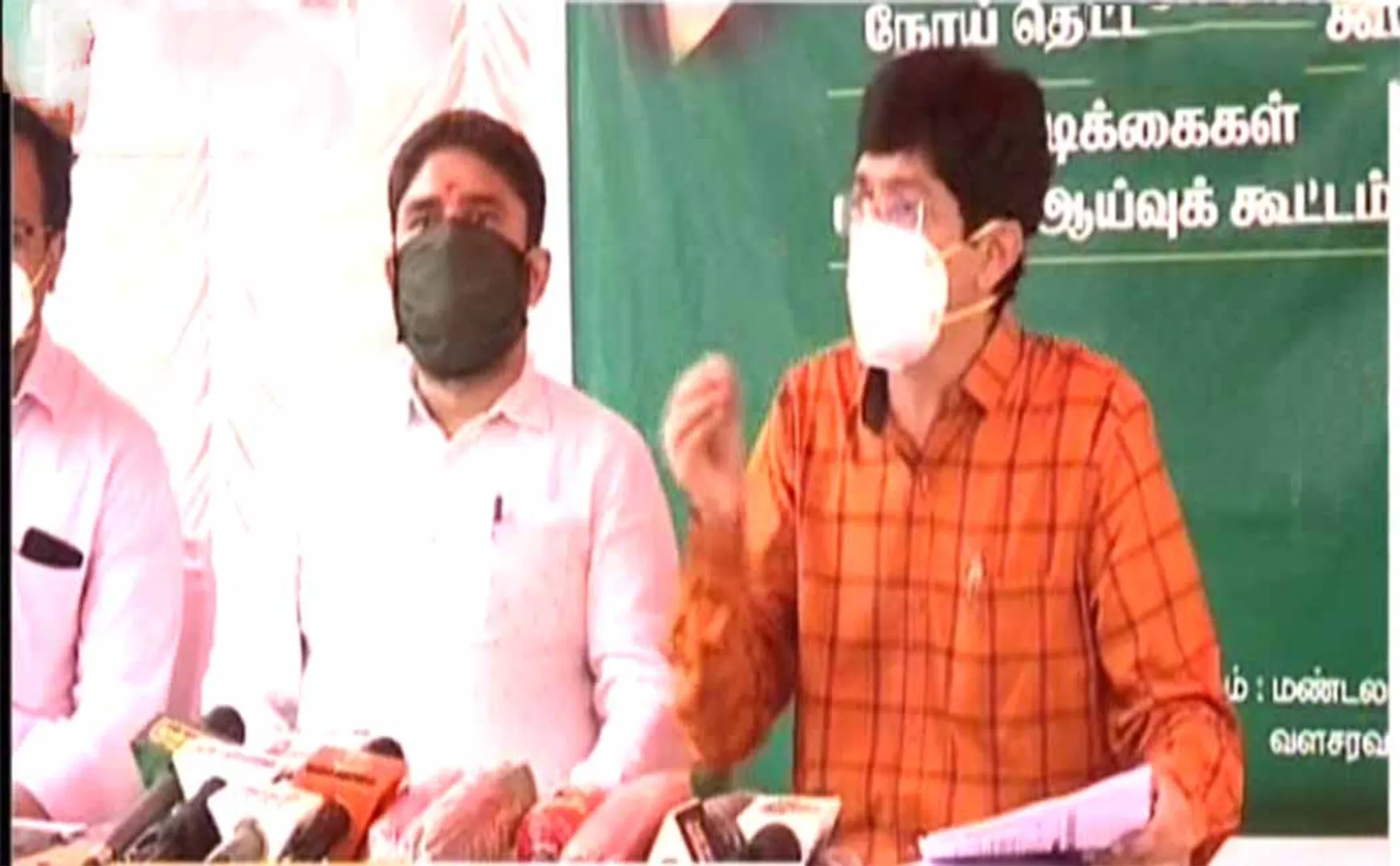chennai porur tn health secretary radha krishna press meet 