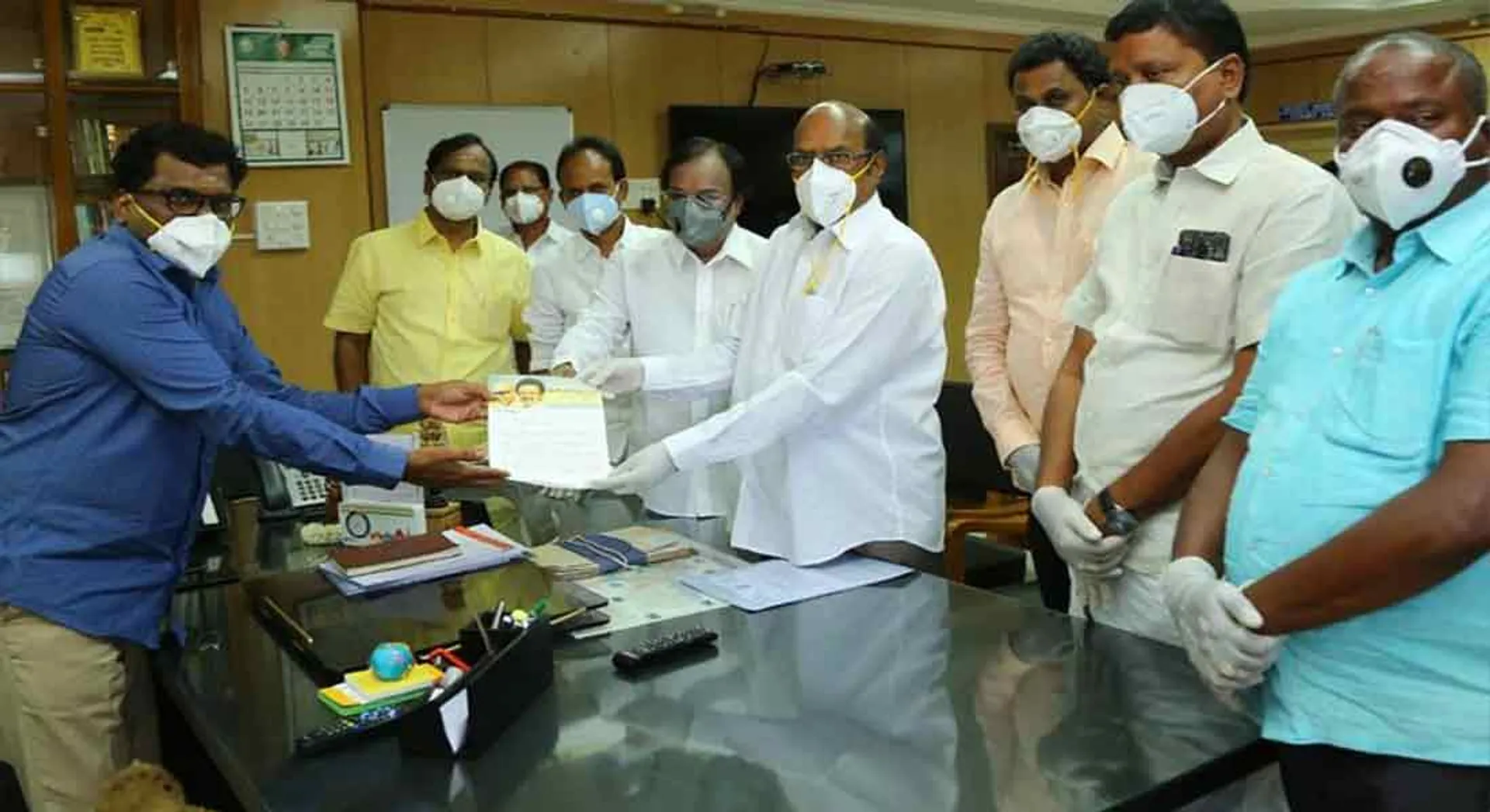 Minister is responsible for much damage in the district - DMK EV Velu MLA