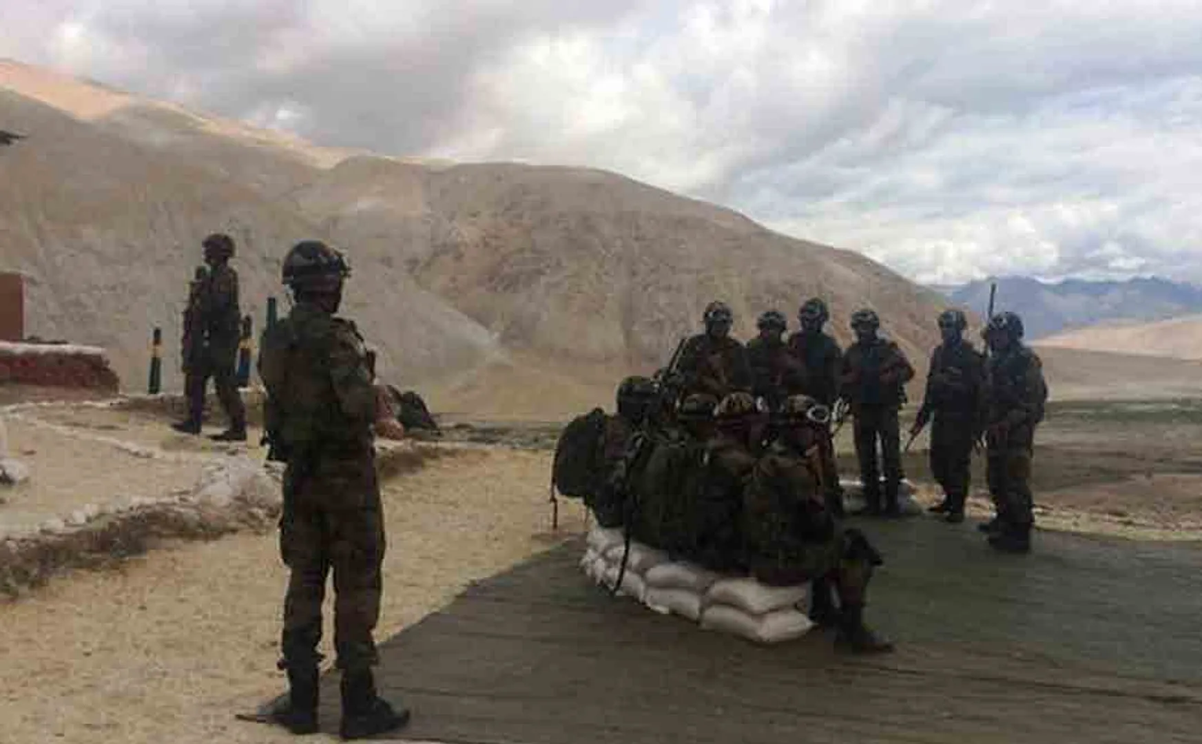 Chinese Army has moved back tents, vehicles by 2 km