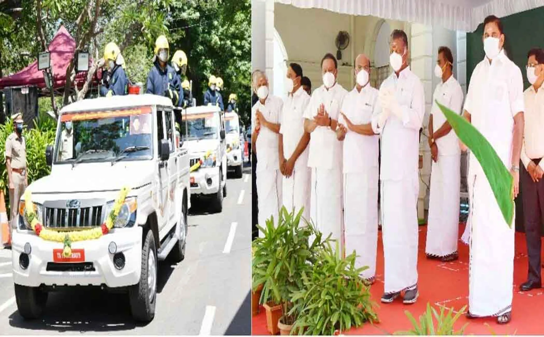 CHENNAI CORONAVIRUS PREVENTION VEHICLES CM PALANISAMY 