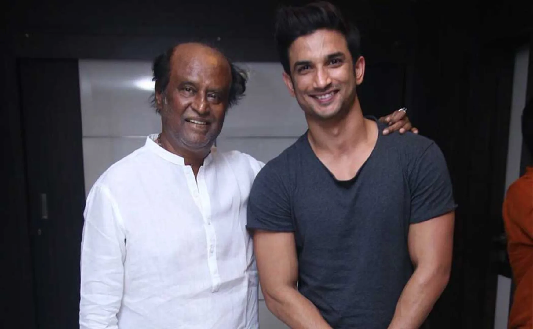 sushant with rajni 