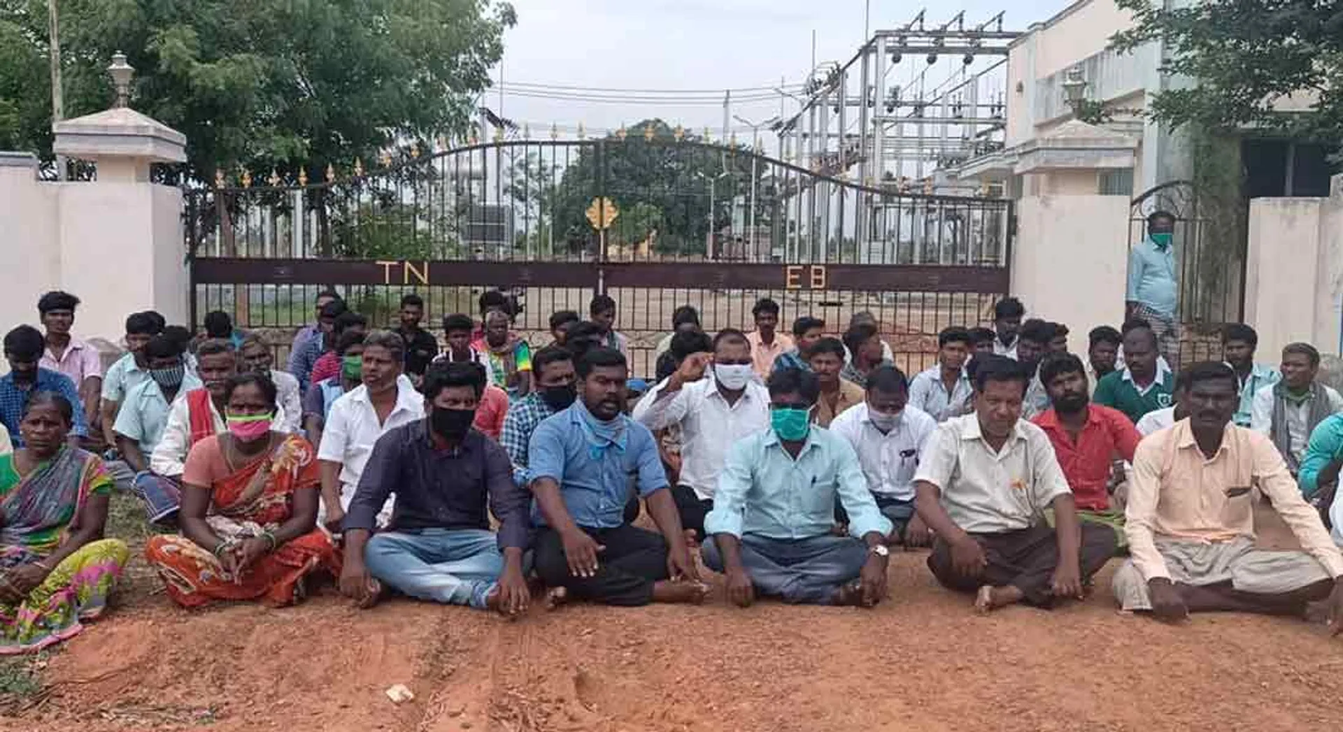 Siege of substation near Vriddhachalam !!!