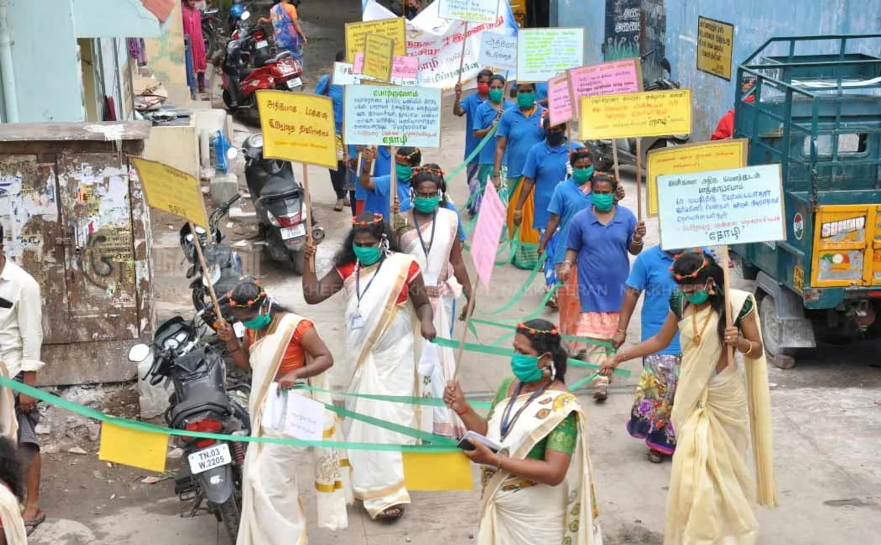 Transgenders corona Awarness rally