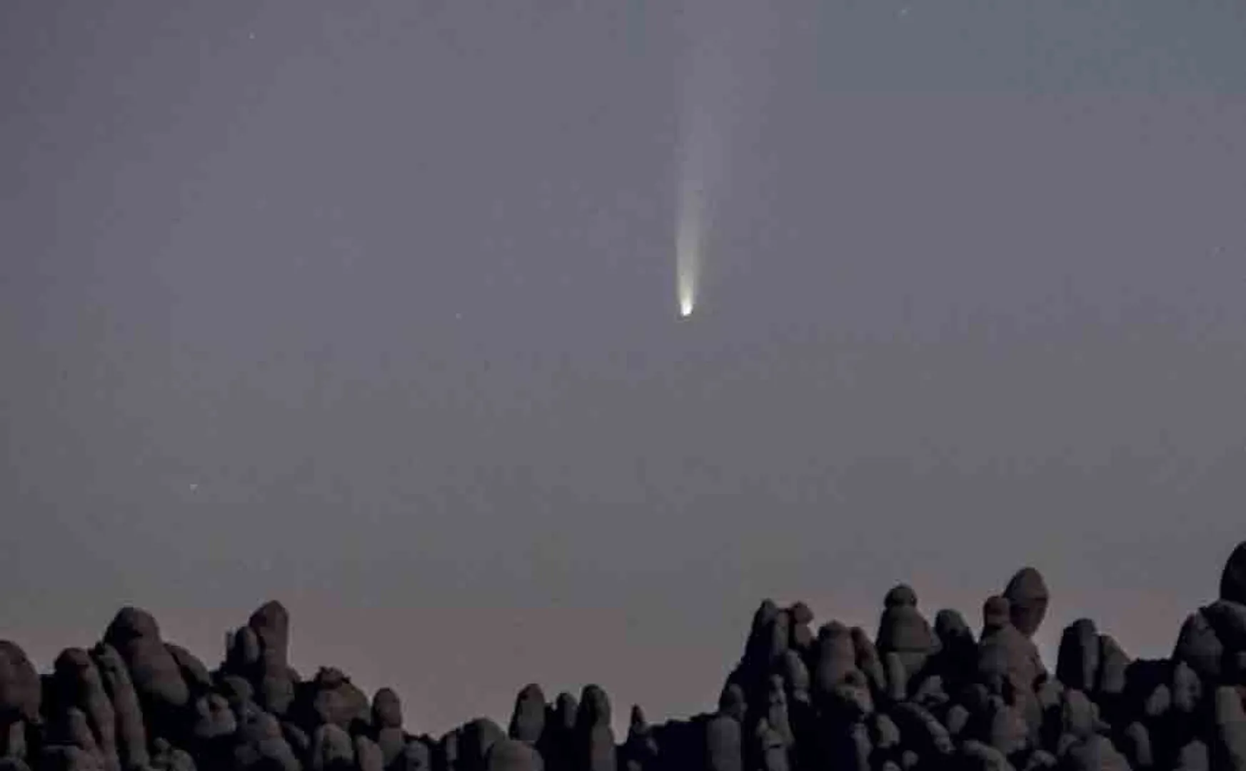 neowise comet can be seen in india from today