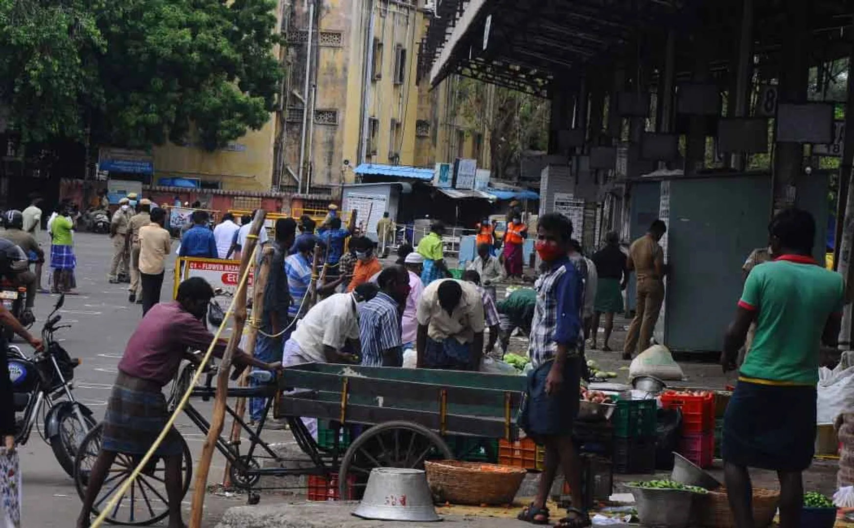 kothawalchavadi market shift to broadway busstand