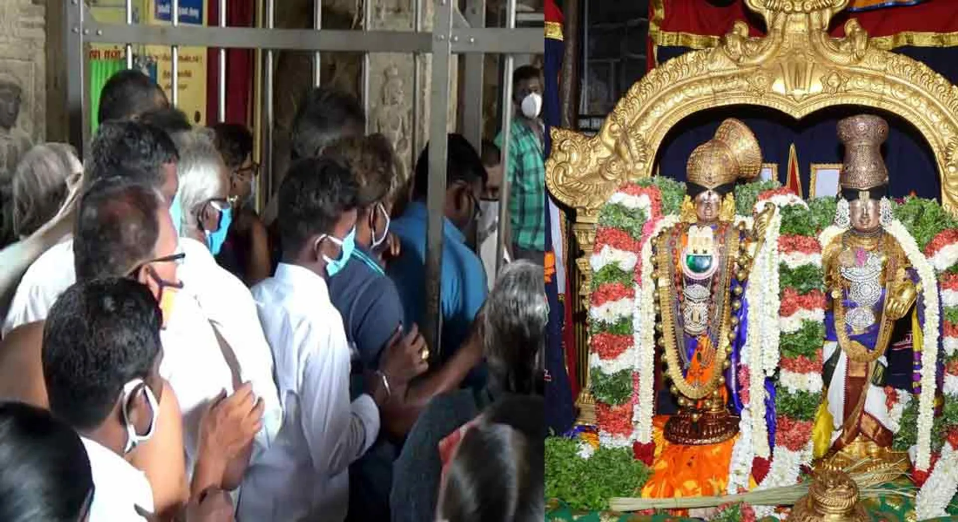  Devotees throng inside the Andal temple during the Adipura festival! -Forget social exclusion and ecstasy!
