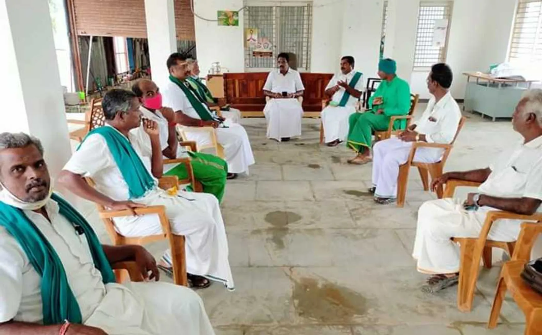 ariyalur farmers resolves against the central govt amendment bills which affects farmers