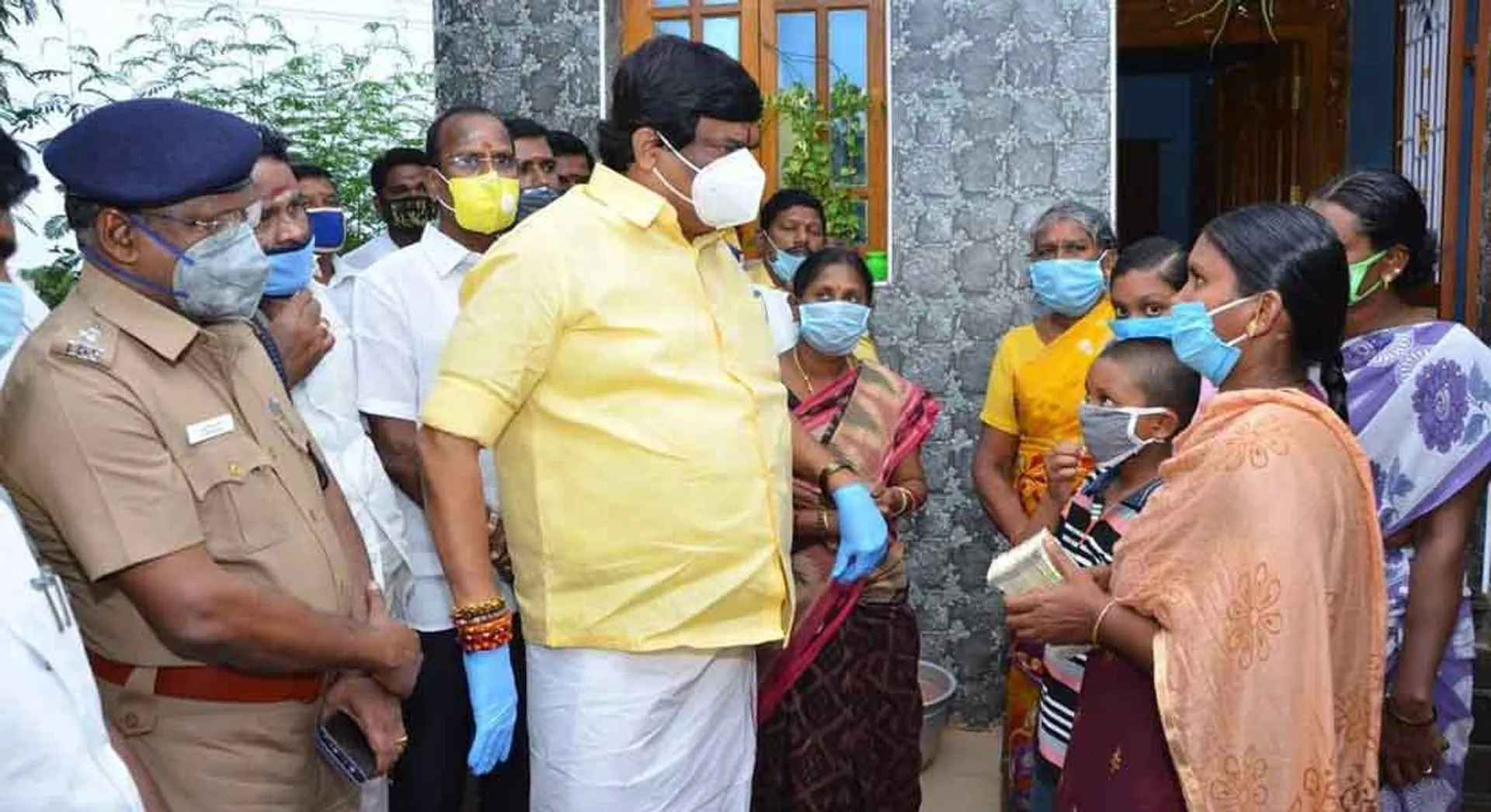  Minister KD Rajendrapalaji donates Rs 3 lakh!