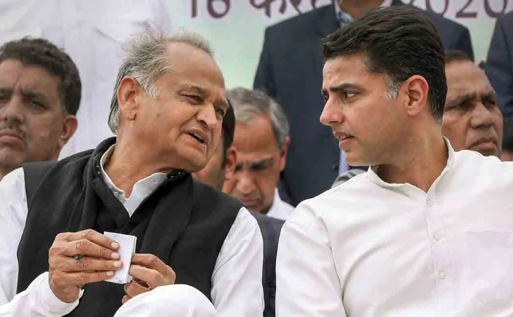 ashok gehlot about sachin pilot team mlas