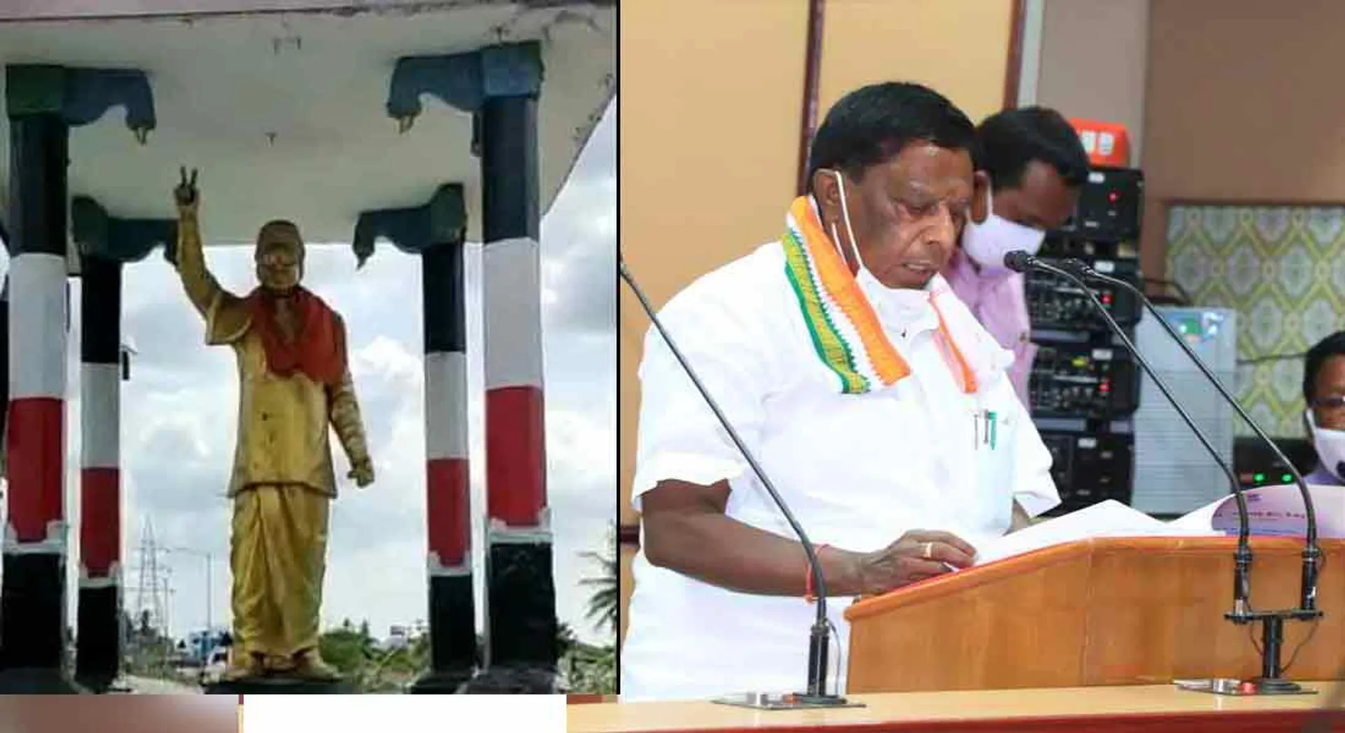 Puducherry Chief Minister Narayanasamy issued a stern warning