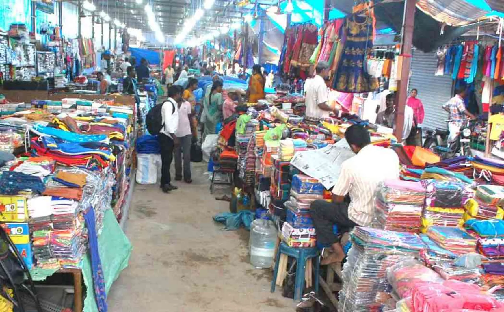 Erode textile market