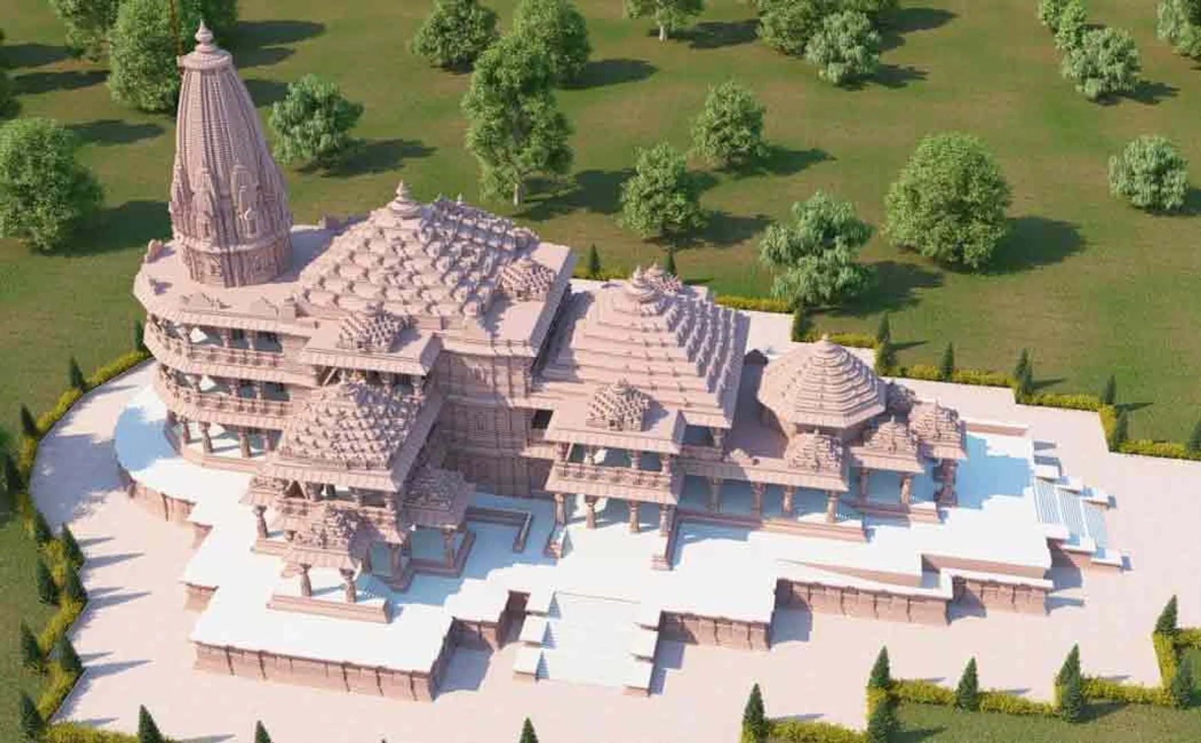 ram mandir model images