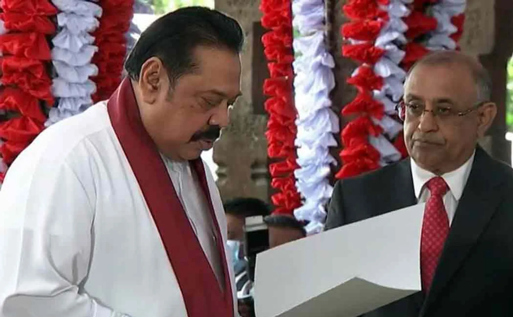srilankan 9 th cabinet sworn in
