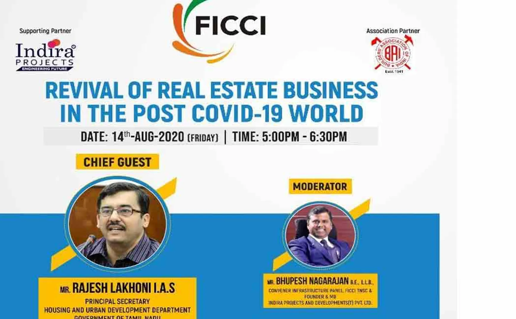 ficci webinar about future of real estate after covid 19