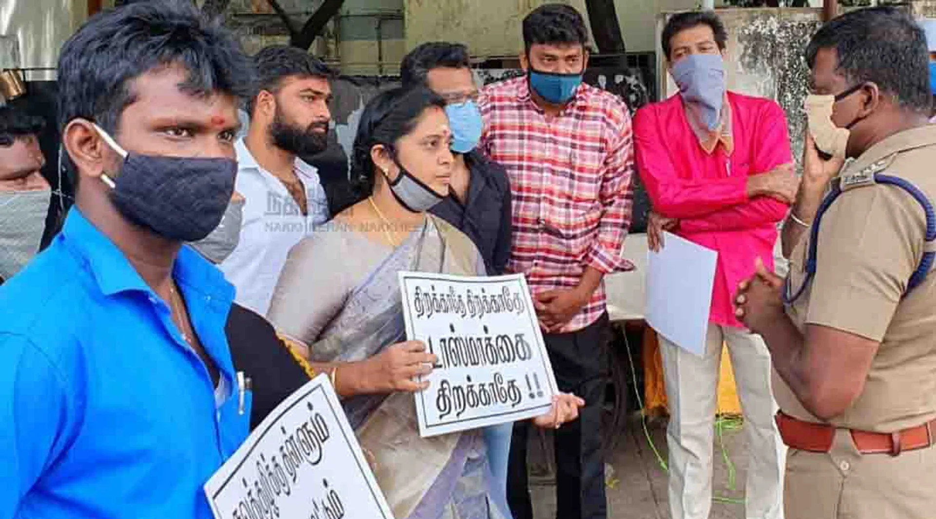 tasmac shop open issue - M Rajeswari Priya Struggle - 