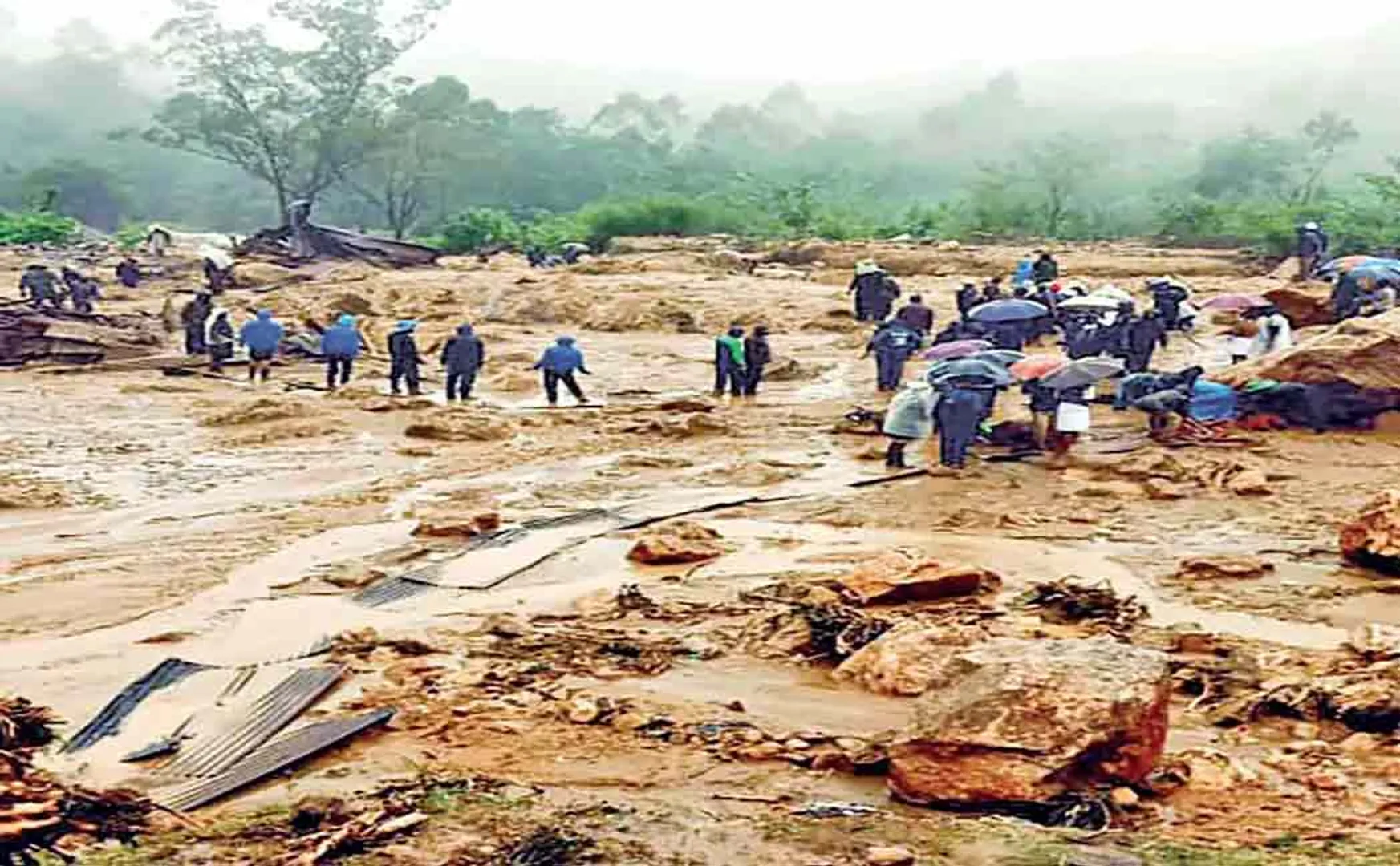 kerala landslide updates