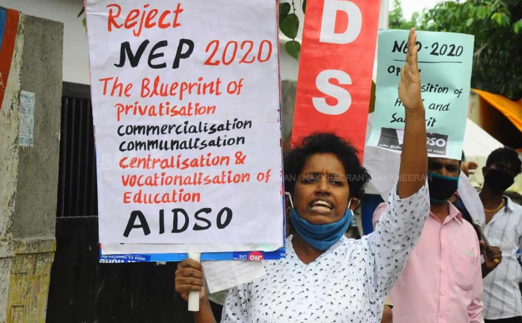 Students are Against NEP 2020
