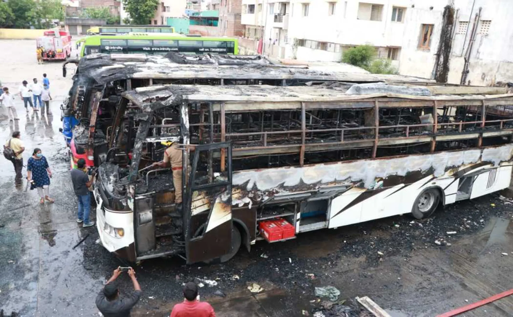 CHENNAI KOYAMBEDU CENTRAL BUS STAND BUS INCIDENT 