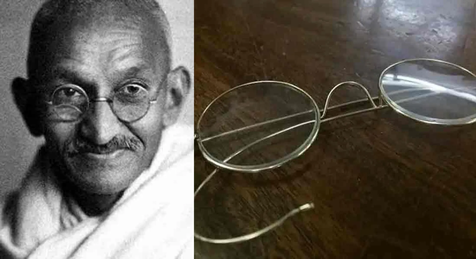 The nose glass of Mahatma Gandhi, which was auctioned for Rs 2.55 crore in Britain