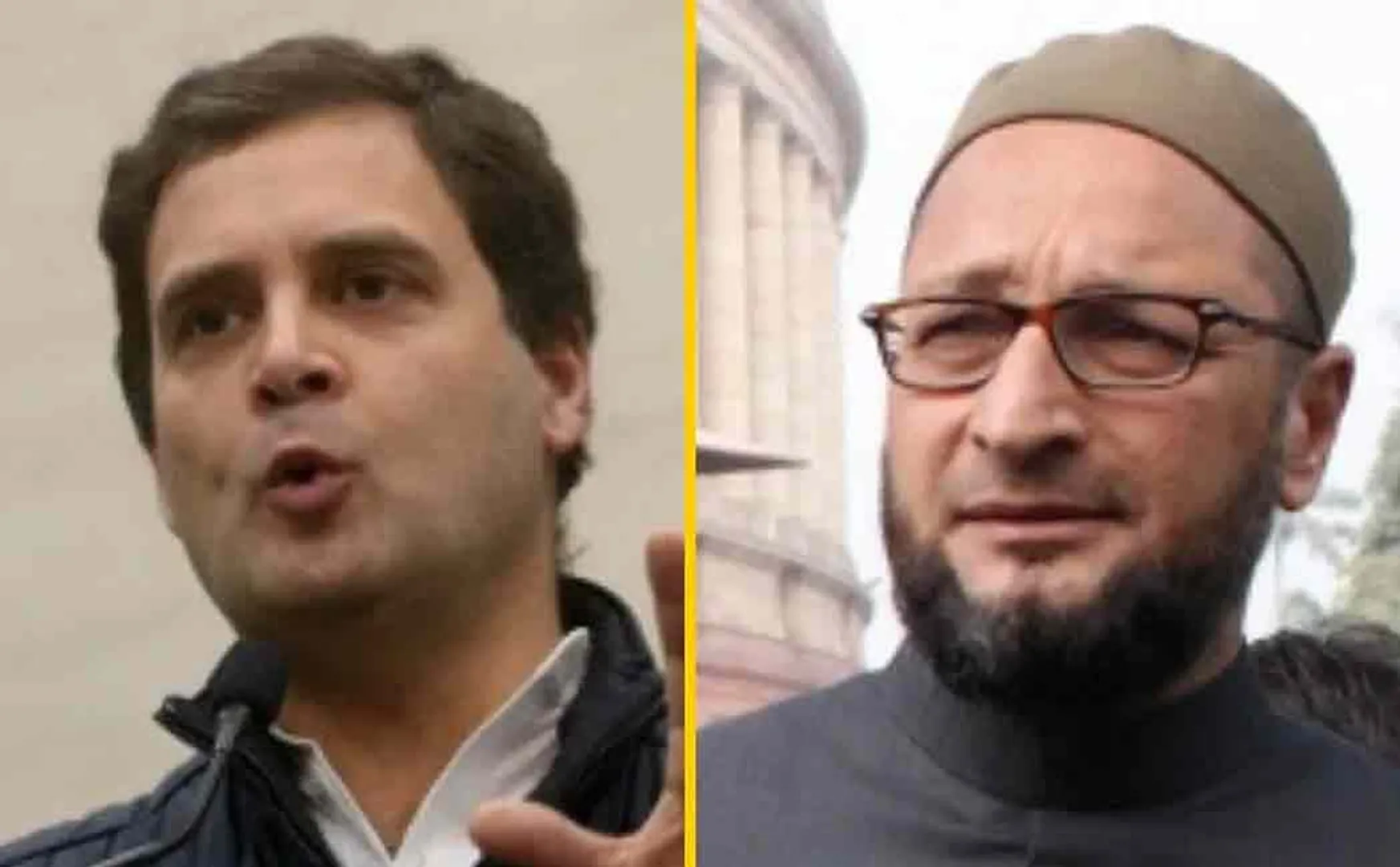 owaisi about congress leaders
