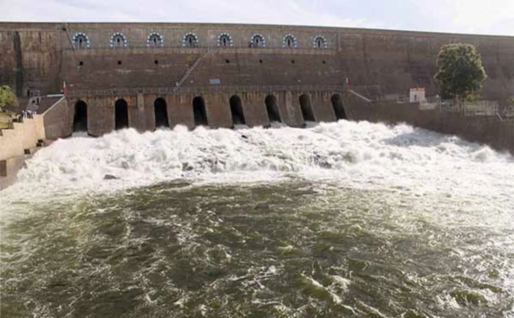salem district mettur dam water level 