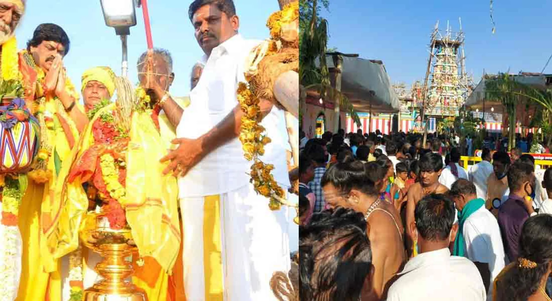 Spiritual ceremony conducted by the Minister! -Corona Forgotten Devotees!