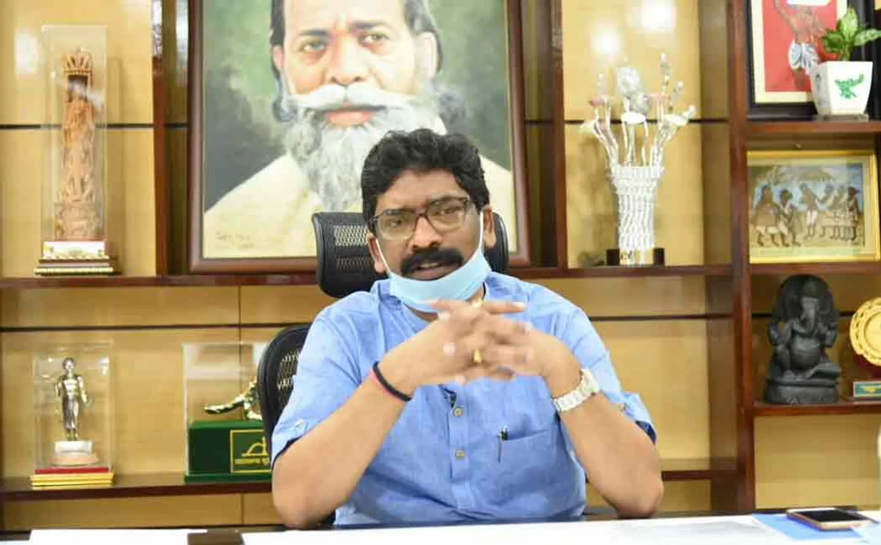 hemant soren about ramesh pokhriyal on neet 