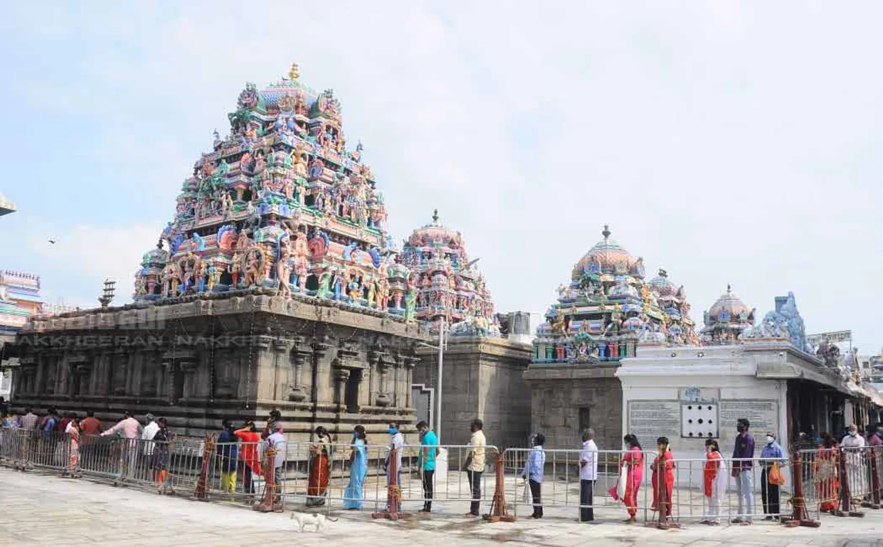 Mylapore kabaleesvara temple opened again corona lock down 