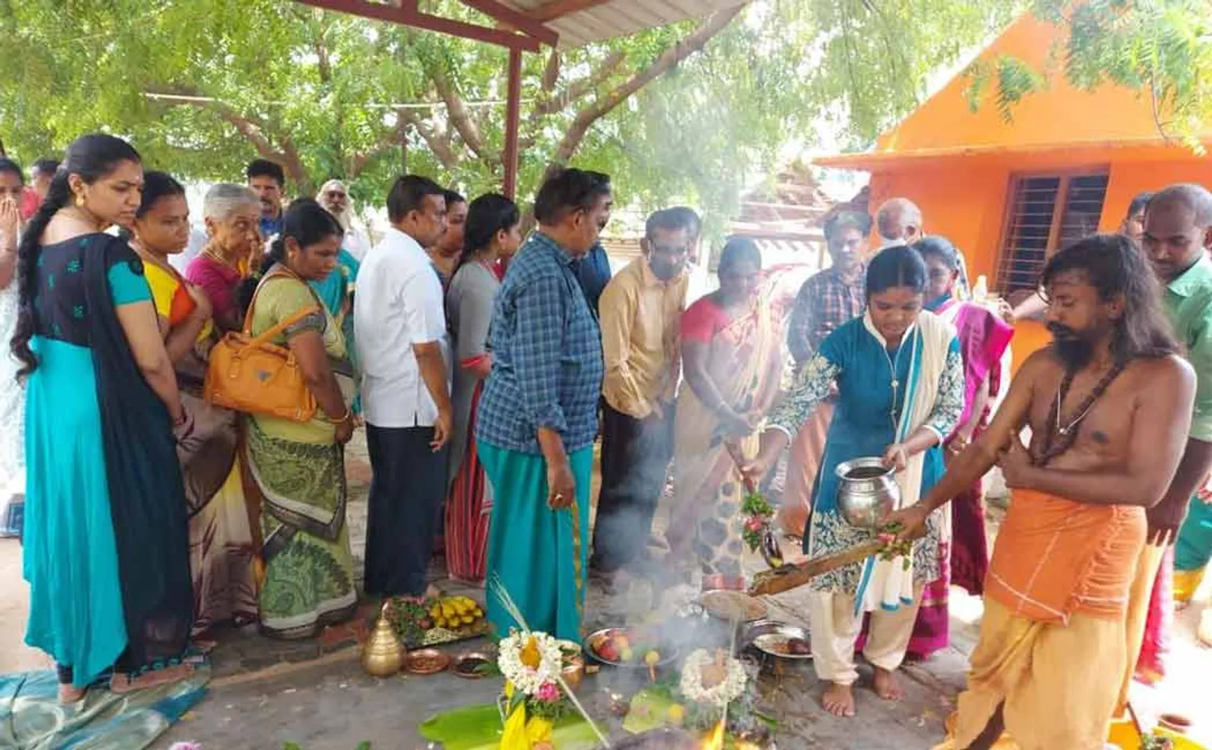 Rahu-Ketu pooja at Kinnimangalam Eknathar temple!
