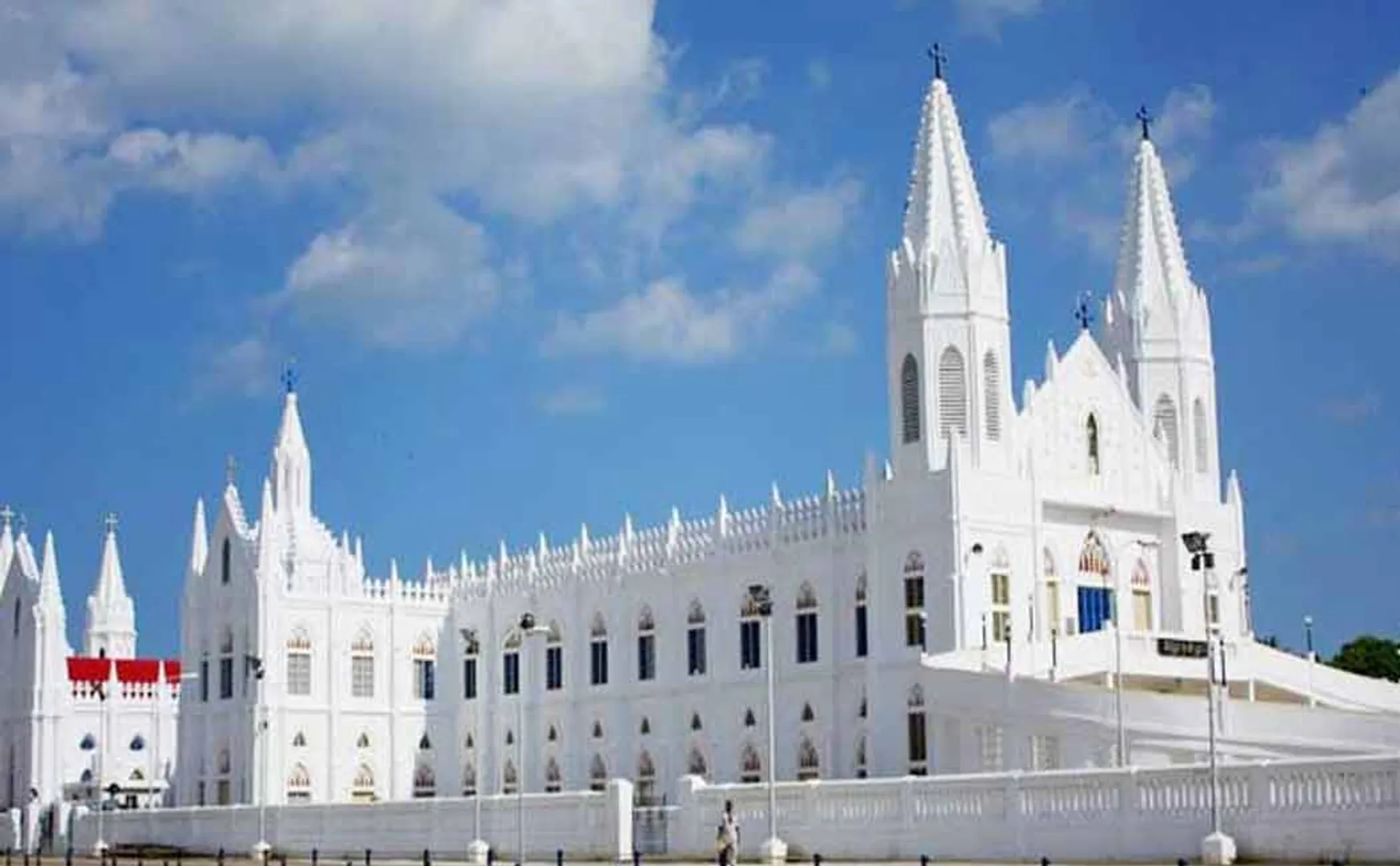 public not allowed for worship in velankanni church 