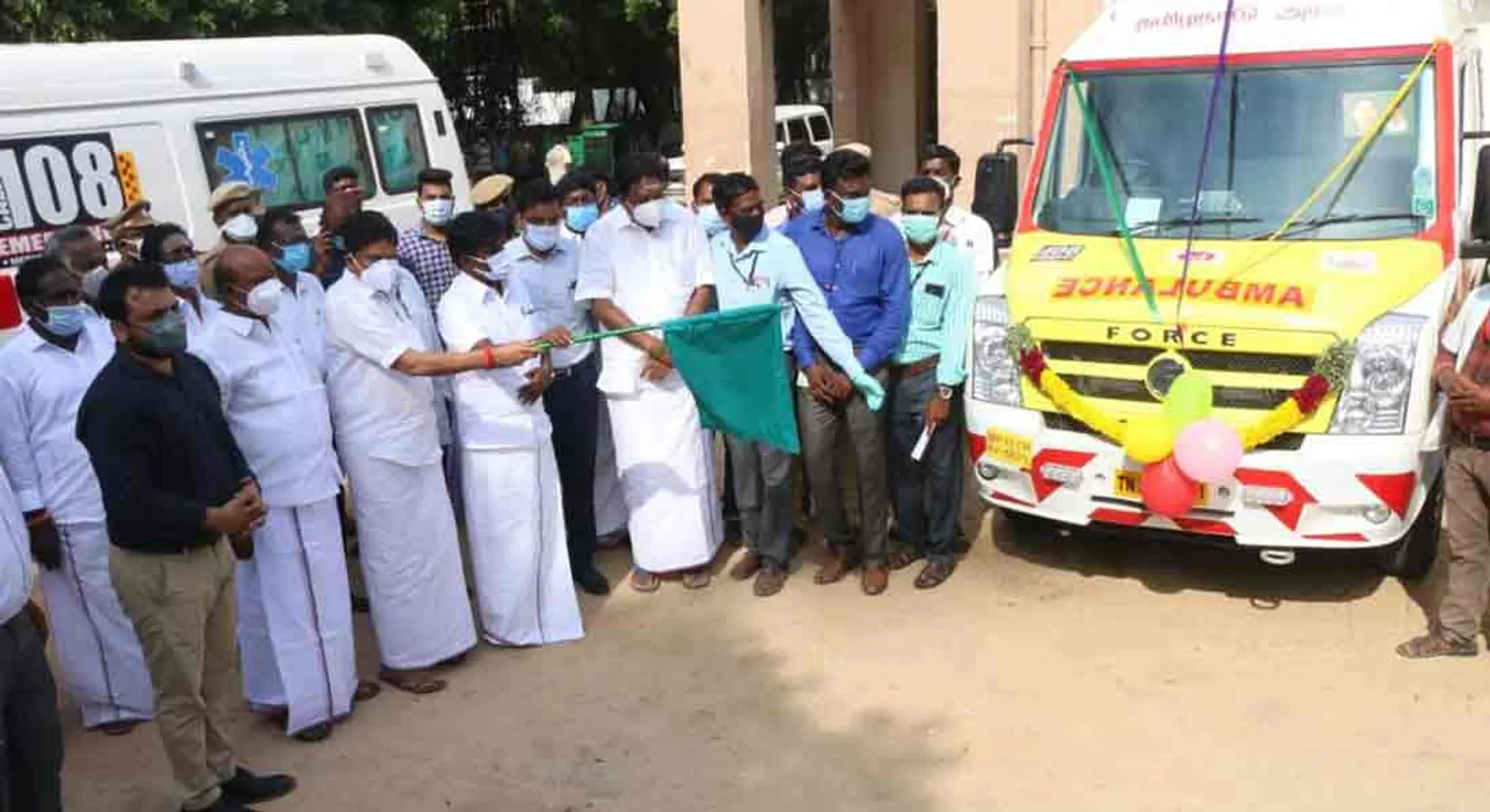  10 more ambulances for Cuddalore! Vijayabaskar started!