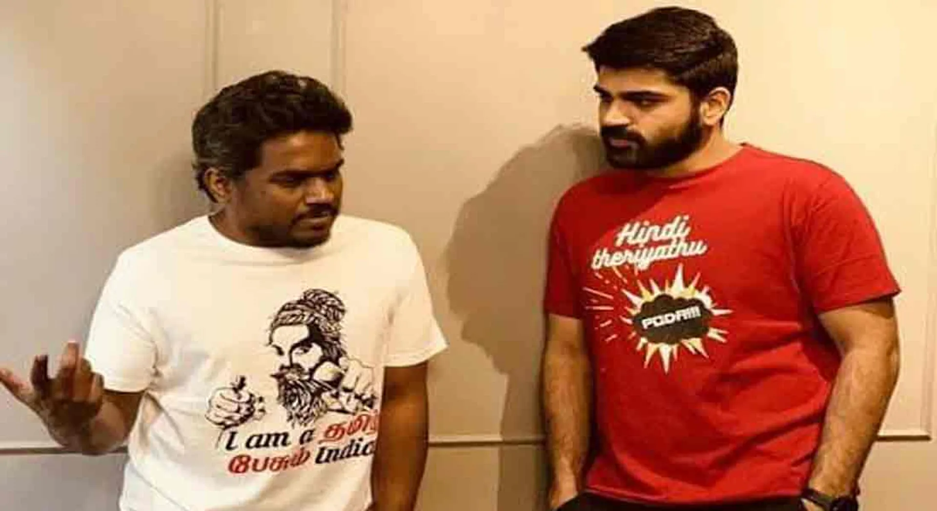  "I don't know Hindi!" -Tamil screen celebrities' t-shirt revolution!