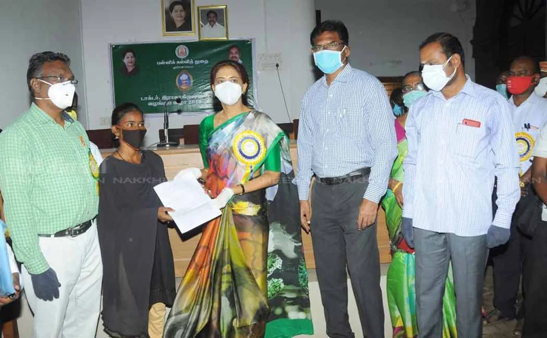 sathya got legal document from collector  