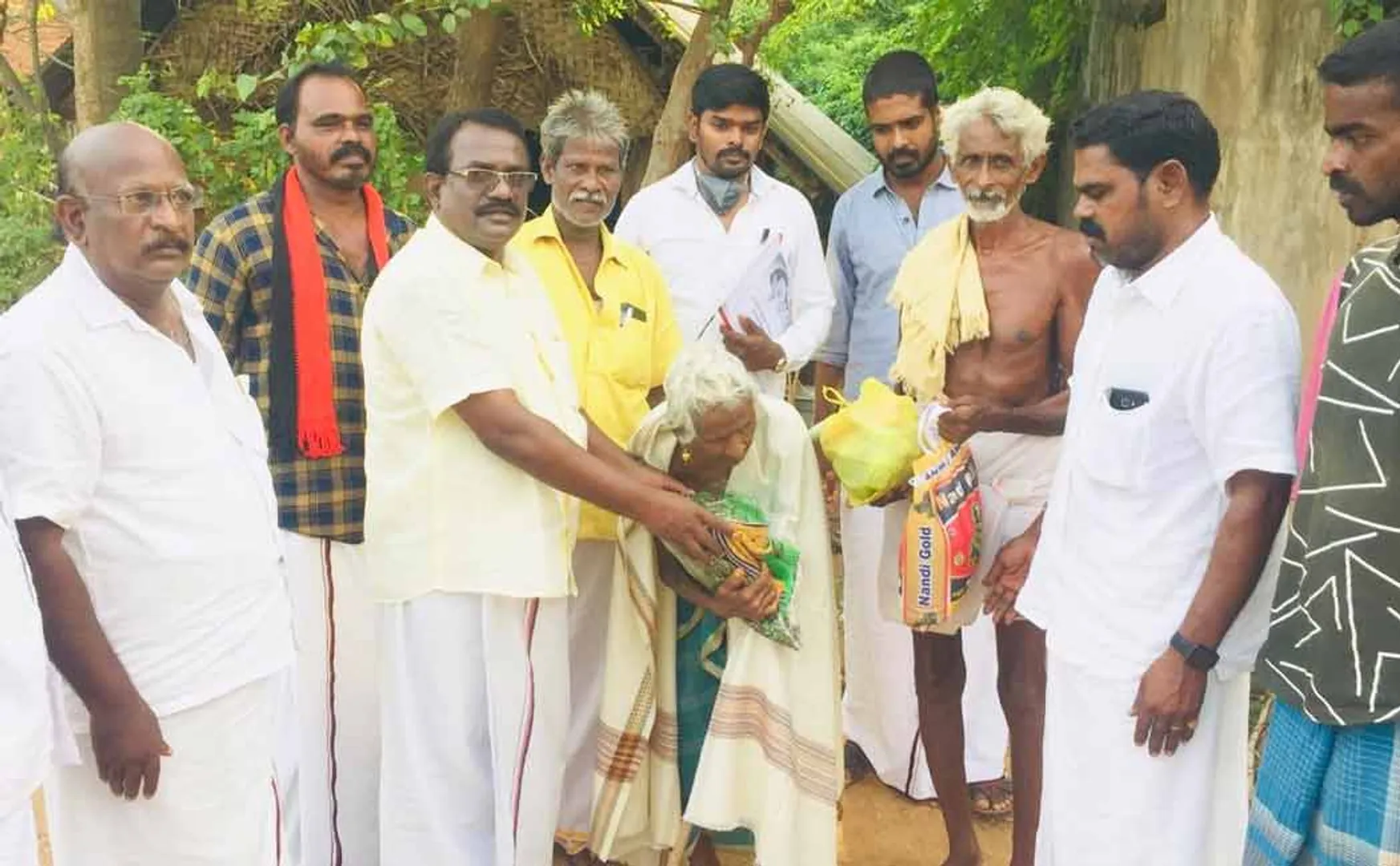 110 age old ponni at ariyallur district 