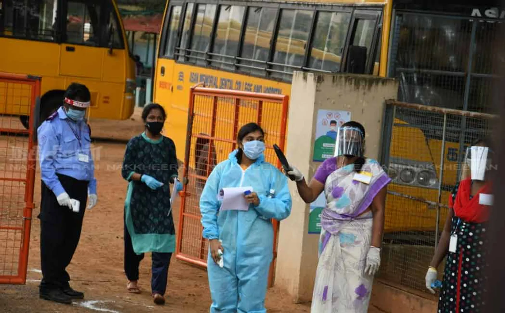 The student who wore the PPE safety armor to take the NEET exam ...!