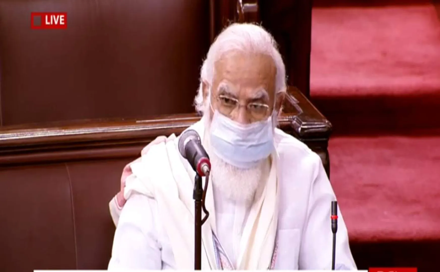 parliament rajya sabha pm narendra modi speech 