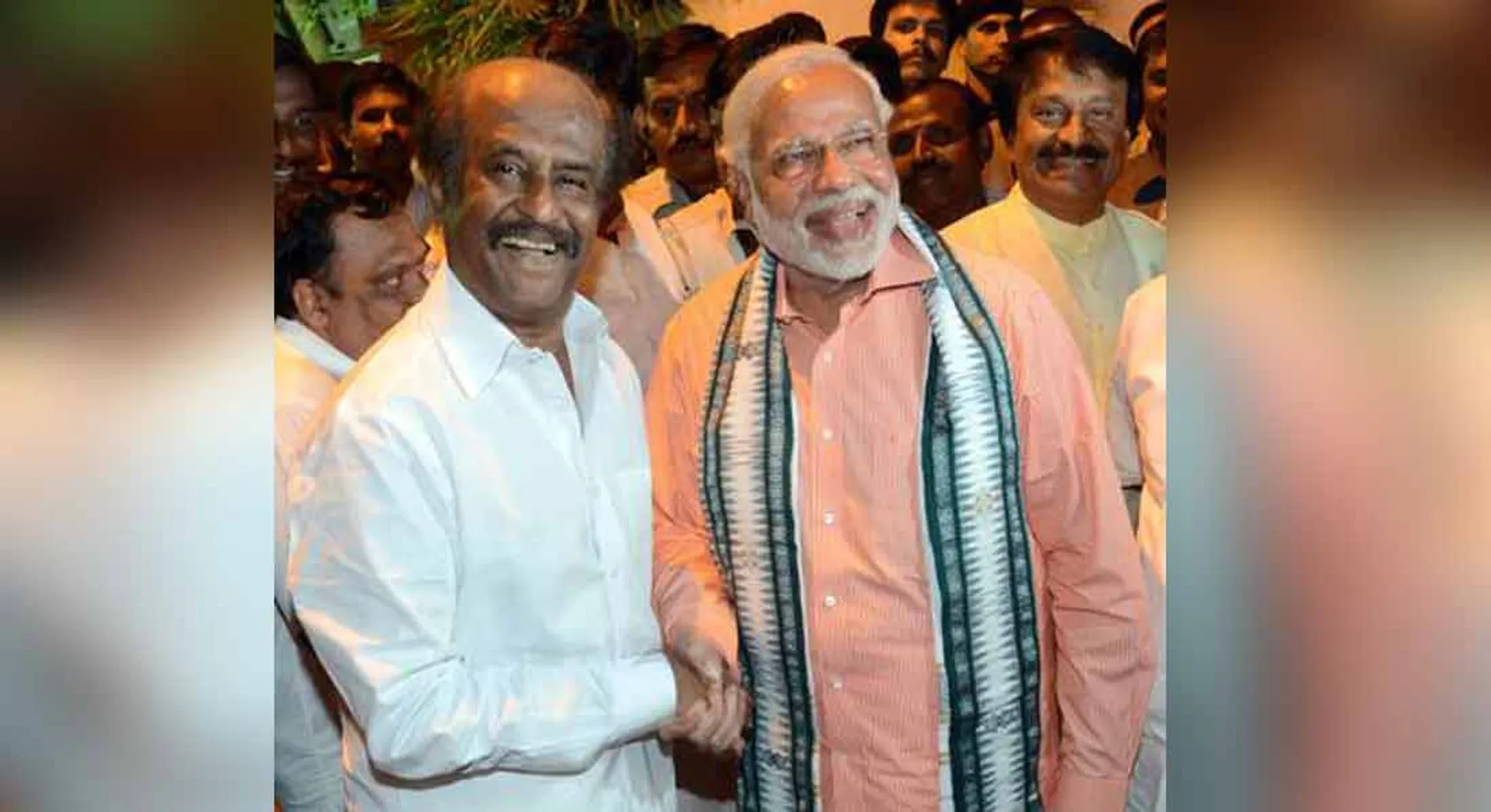  Congratulations to the strong Prime Minister-  actor Rajinikanth