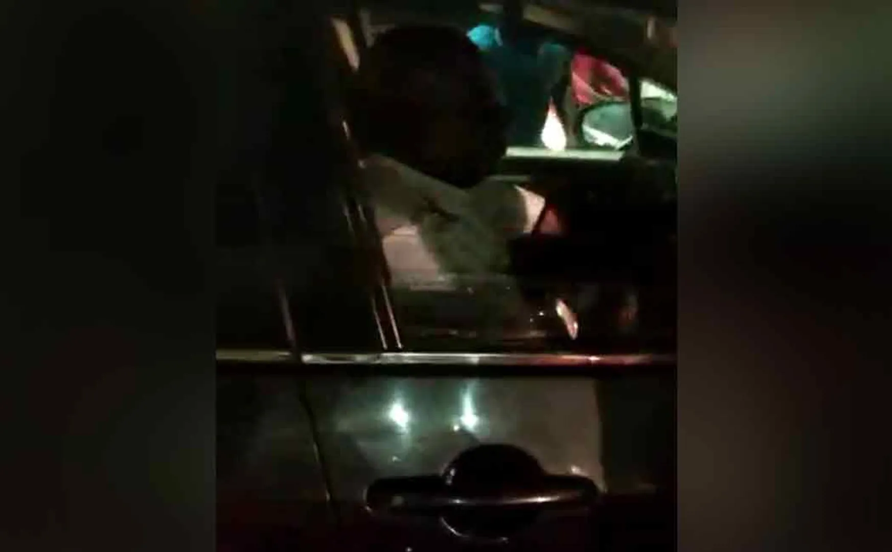 police car drive