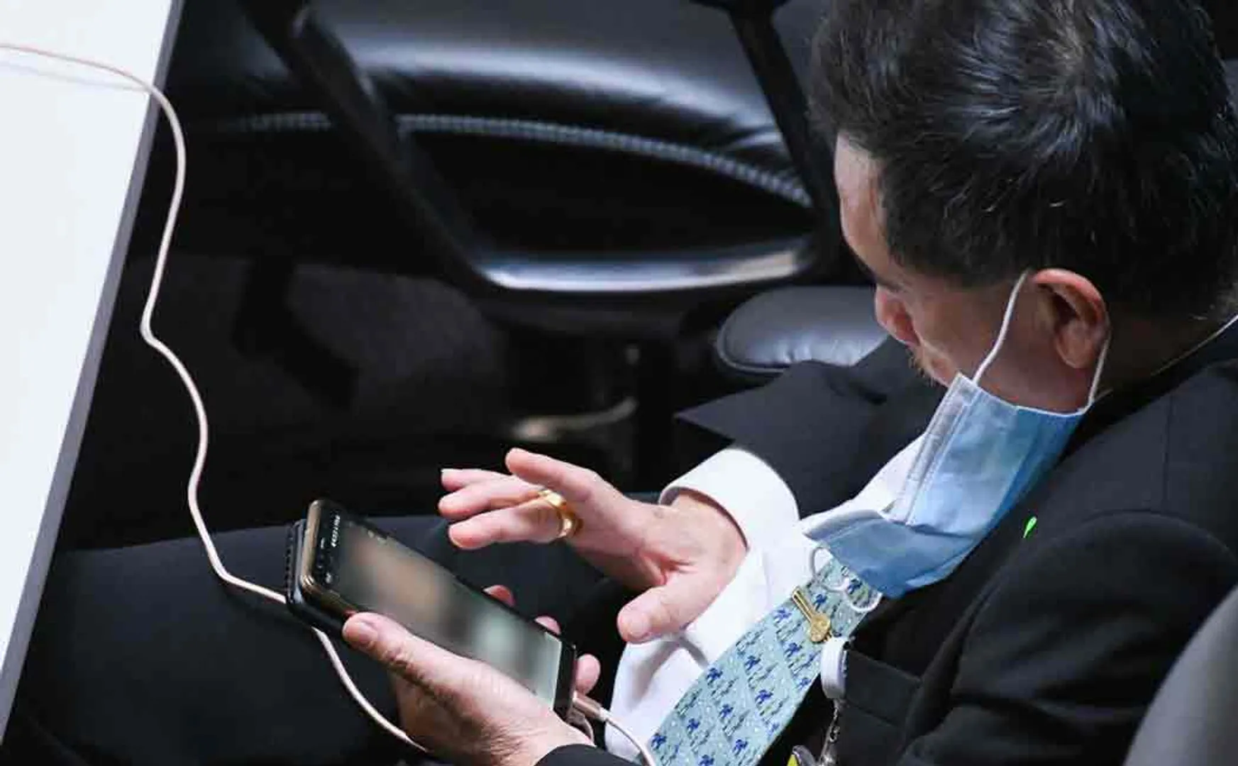thailand mp caught red handed in parliament