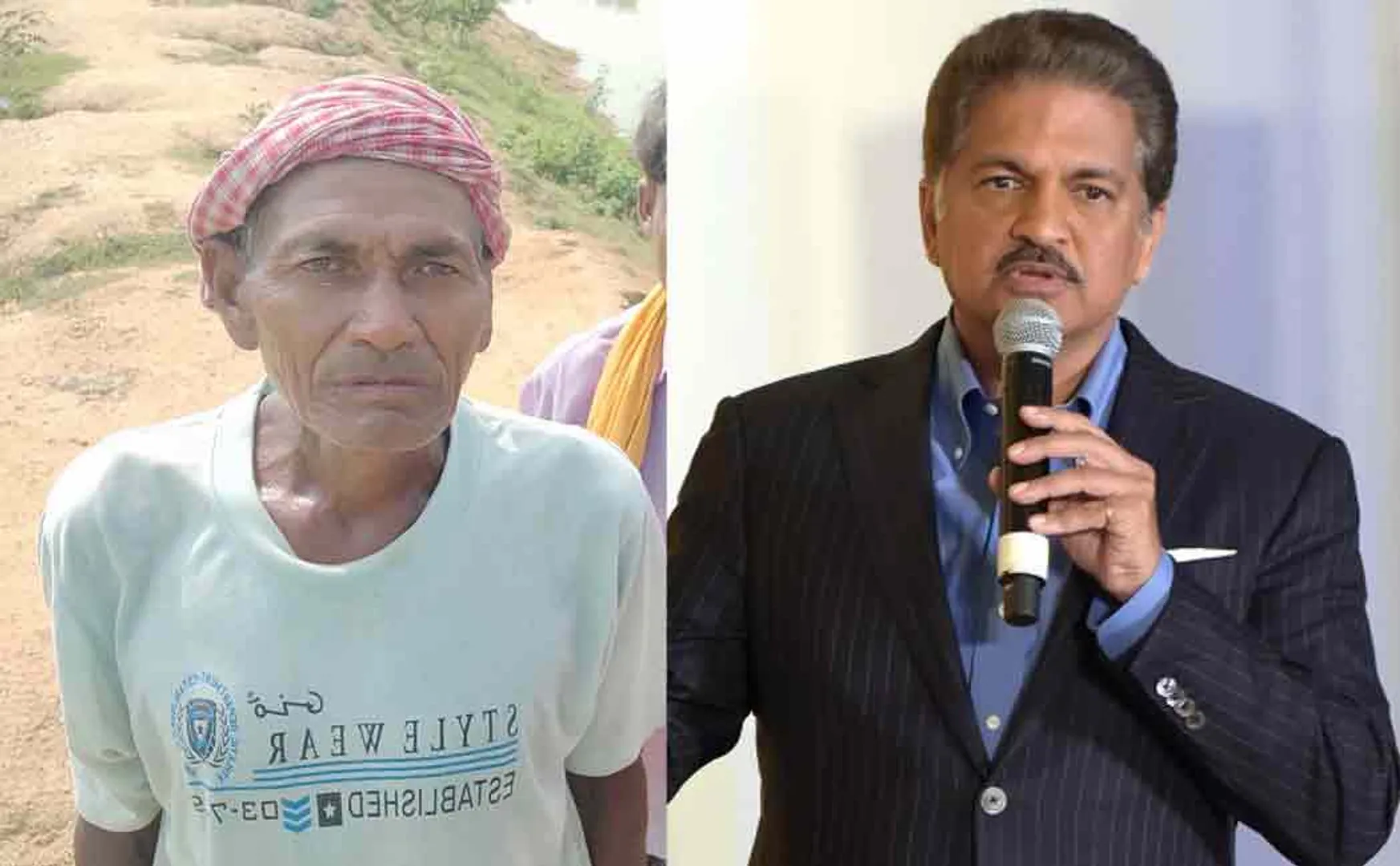 anand mahindra presents a tractor to Bihar man who carved canal