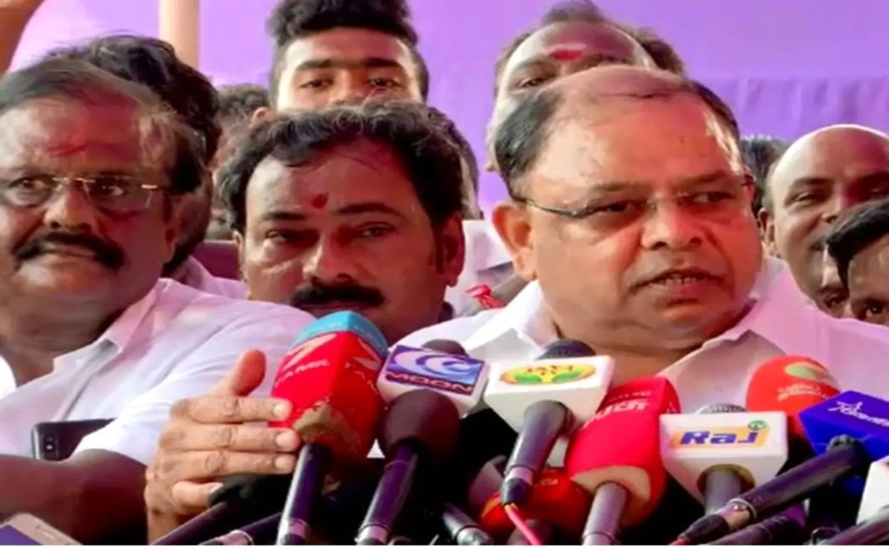 ammk party vetri vel press meet chennai 