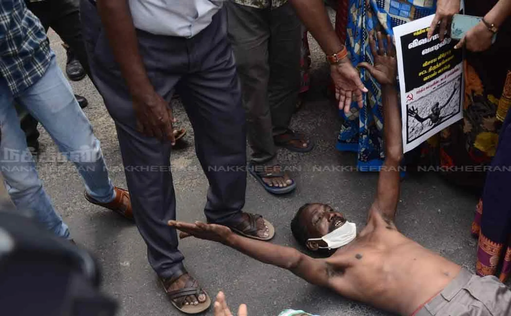 200 people arrested agriculture bill chennai vannarapettai